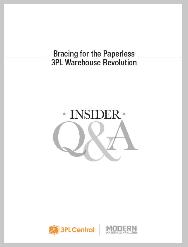 Modern Materials Handling and 3PL Central: Bracing for the Paperless 3PL Warehouse Revolution