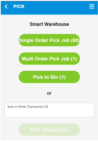 3PL Warehouse Manager pick process options